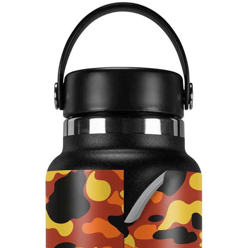 Orange Camo Hydro Flask 32oz Wide Mouth Skin